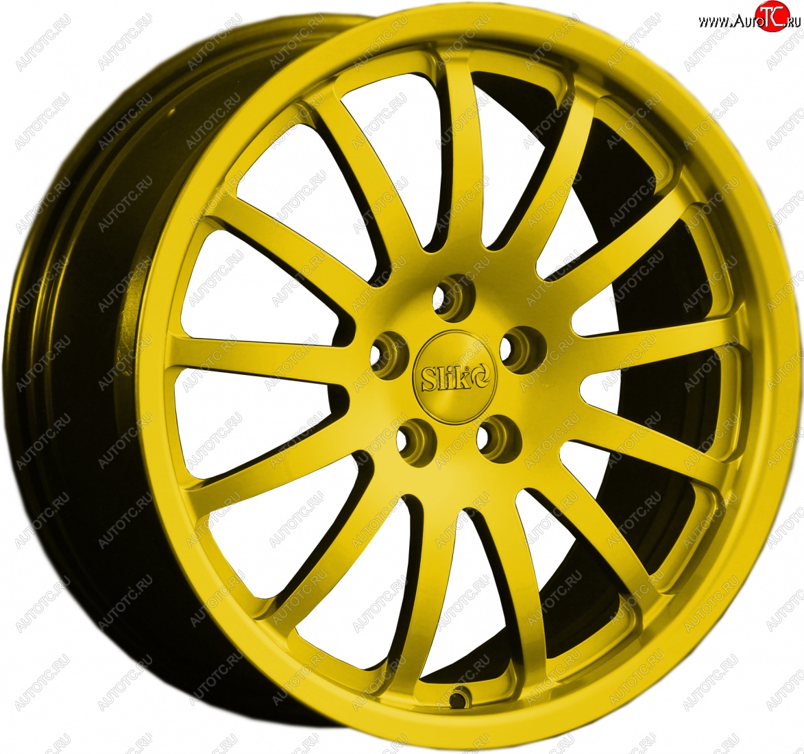 14 599 р. Кованый диск Slik classik R17x7.5 Candy YELLOW ярко-желтый 7.5x17   (Цвет: Candy YELLOW ярко-желтый 7.5x17)  с доставкой в г. Керчь
