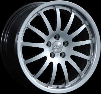 Кованый диск Slik classik R17x7.5 Серебристый светлый (S16) 7.5x17 Audi A8 D4 рестайлинг, седан (2013-2018) 5x112.0xDIA66.5xET30.0