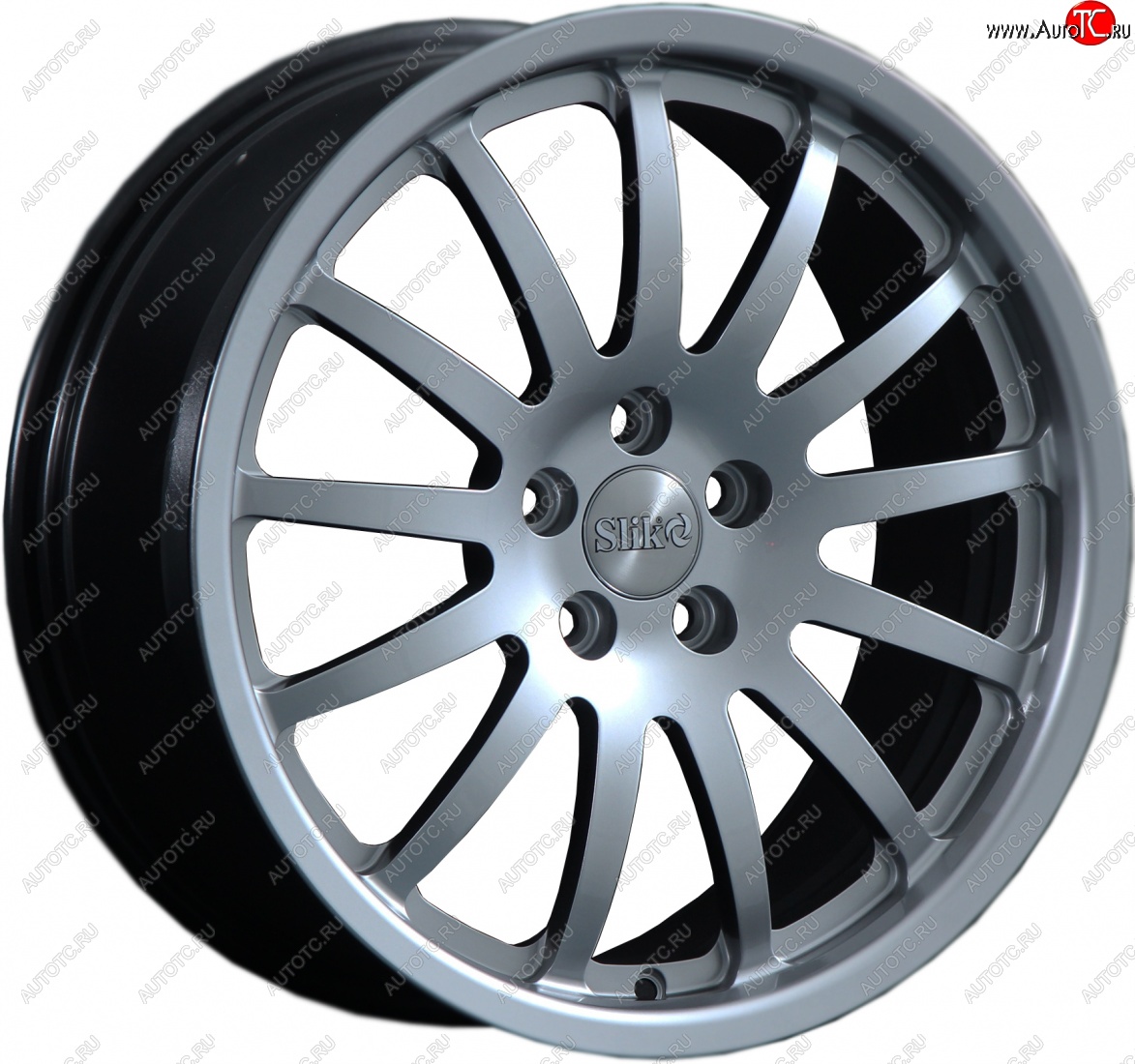 14 399 р. Кованый диск Slik classik R17x7.5 Серебристый тёмный (S25) 7.5x17   (Цвет: S25)  с доставкой в г. Керчь