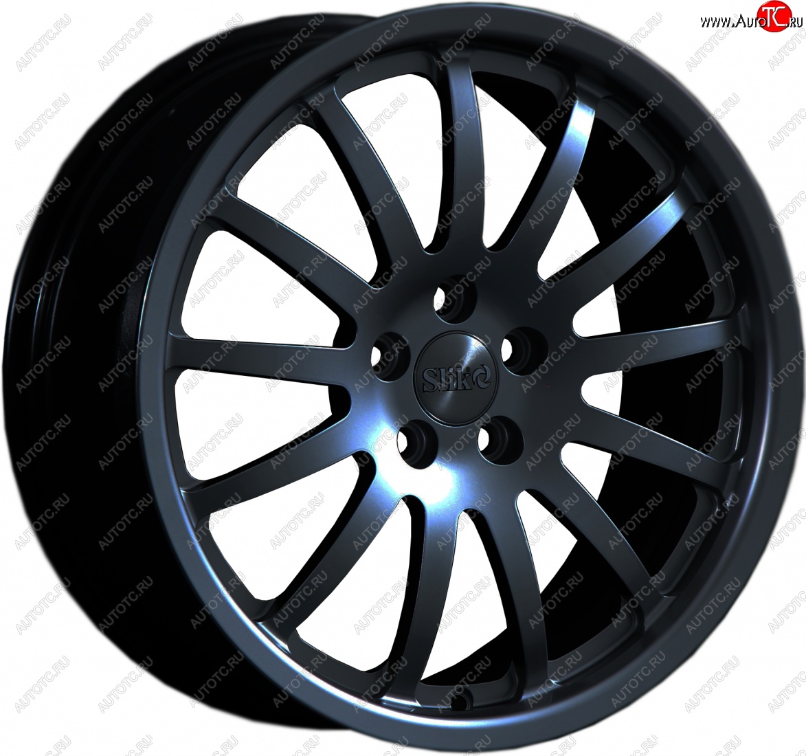14 399 р. Кованый диск Slik classik R17x7.5 Черный матовый (MB) 7.5x17   (Цвет: MB)  с доставкой в г. Керчь