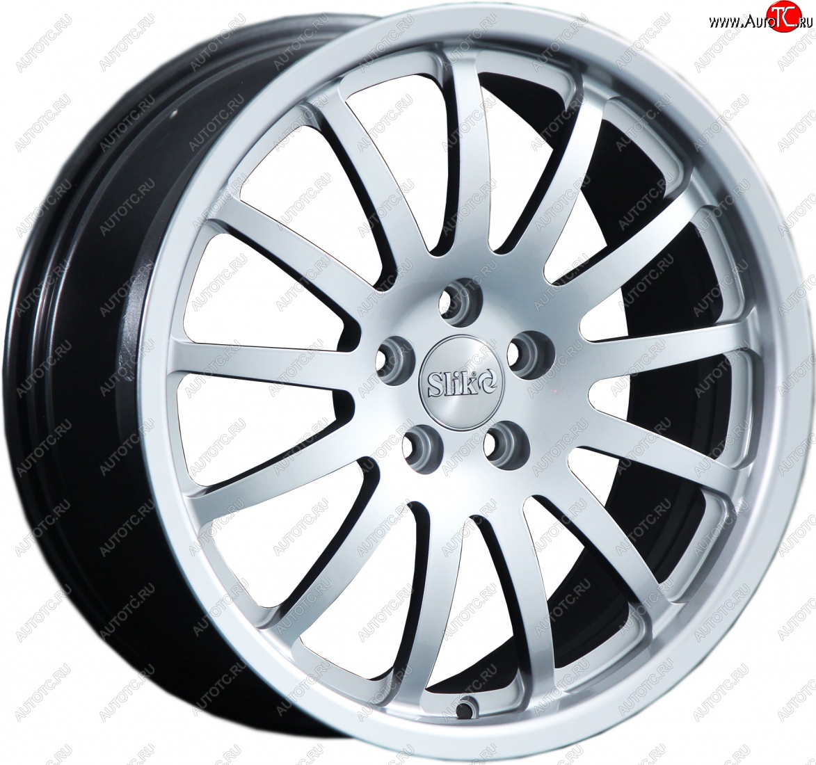 14 399 р. Кованый диск Slik classik R17x7.5 Яркое-блестящее серебро (HPB) 7.5x17   (Цвет: HPB)  с доставкой в г. Керчь