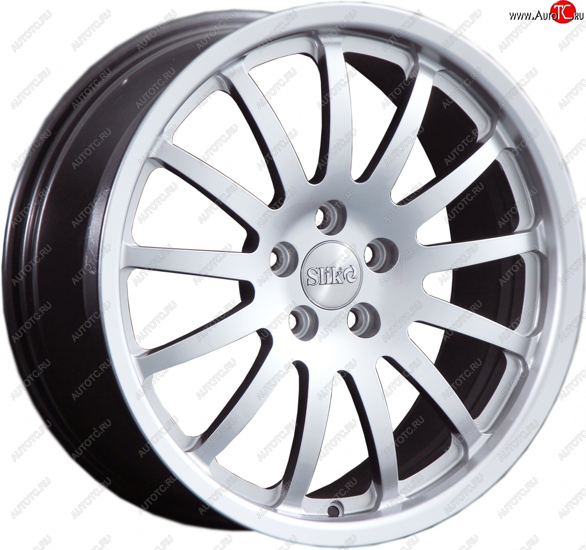 14 399 р. Кованый диск Slik classik R17x7.5 Белый (W) 7.5x17   (Цвет: W)  с доставкой в г. Керчь