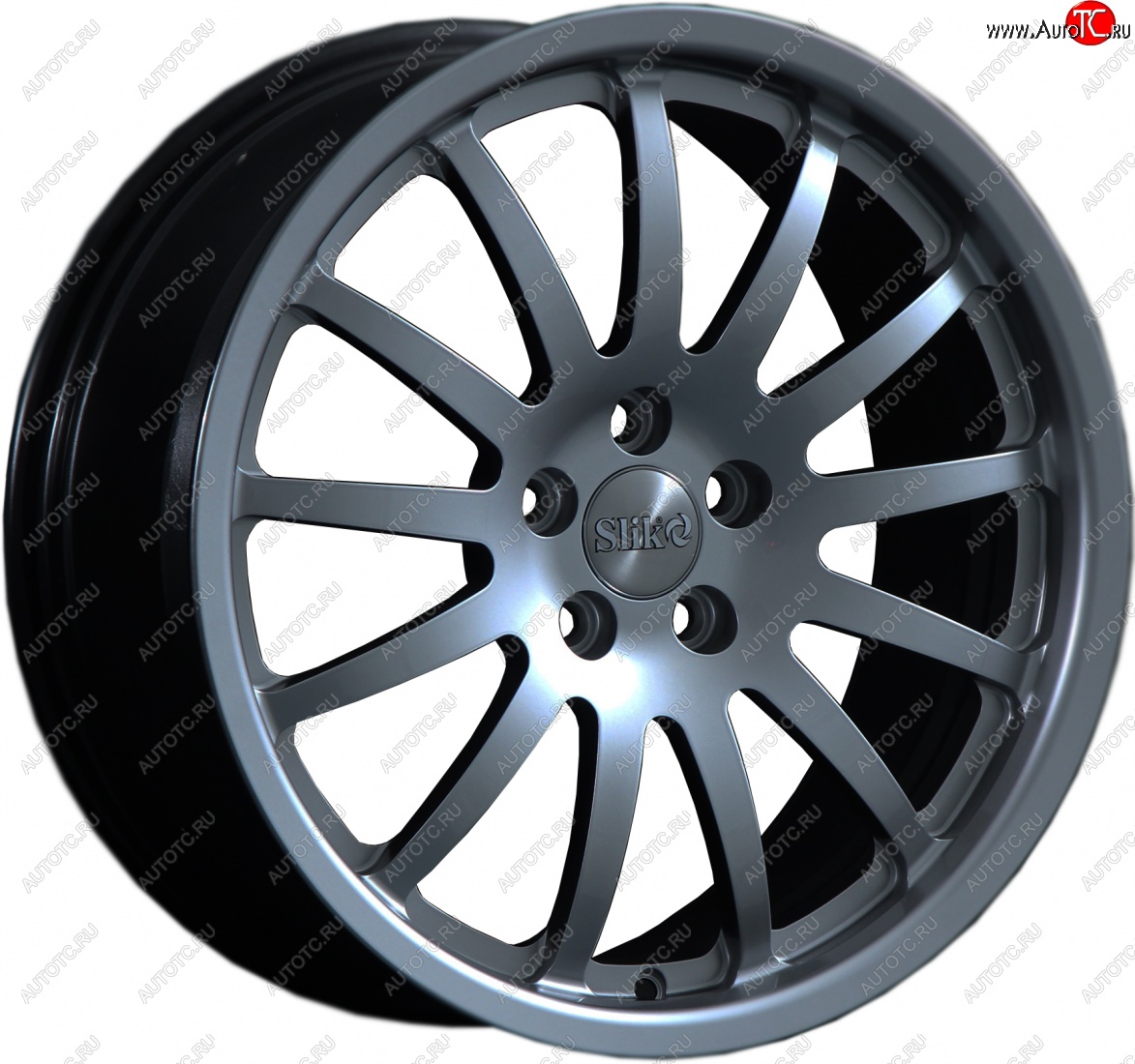 14 599 р. Кованый диск Slik classik R17x7.5 Графит матовый (GRF2) 7.5x17   (Цвет: GRF2)  с доставкой в г. Керчь