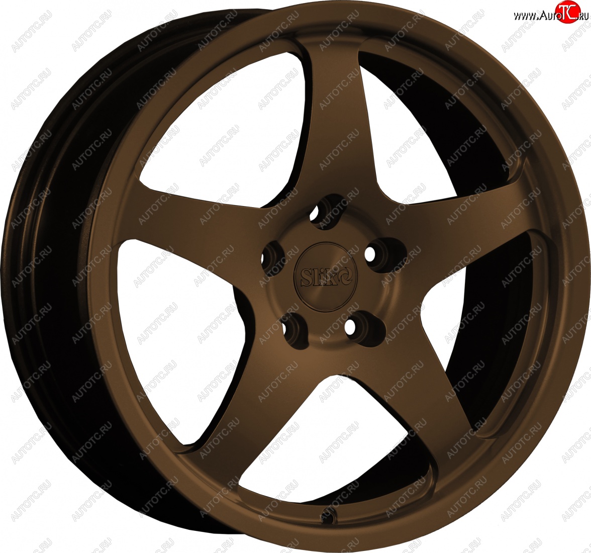 25 599 р. Кованый диск Slik classik R17x7.5 Коньячная бронза. Глянец (BRZCGN) 7.5x17   (Цвет: BRZCGN)  с доставкой в г. Керчь