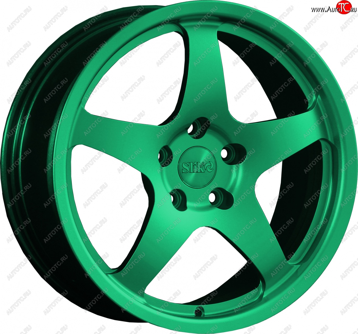 25 599 р. Кованый диск Slik classik R17x7.5 Candy Green изумрудно-зеленый 7.5x17   (Цвет: Candy Green изумрудно-зеленый 7.5x17)  с доставкой в г. Керчь