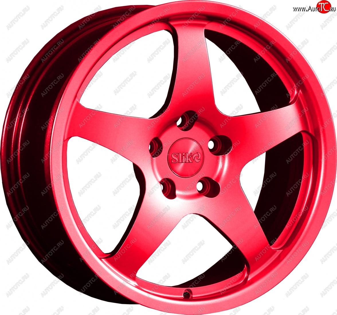 25 599 р. Кованый диск Slik classik R17x7.5 Candy RUBIN рубиновый 7.5x17   (Цвет: Candy RUBIN рубиновый 7.5x17)  с доставкой в г. Керчь