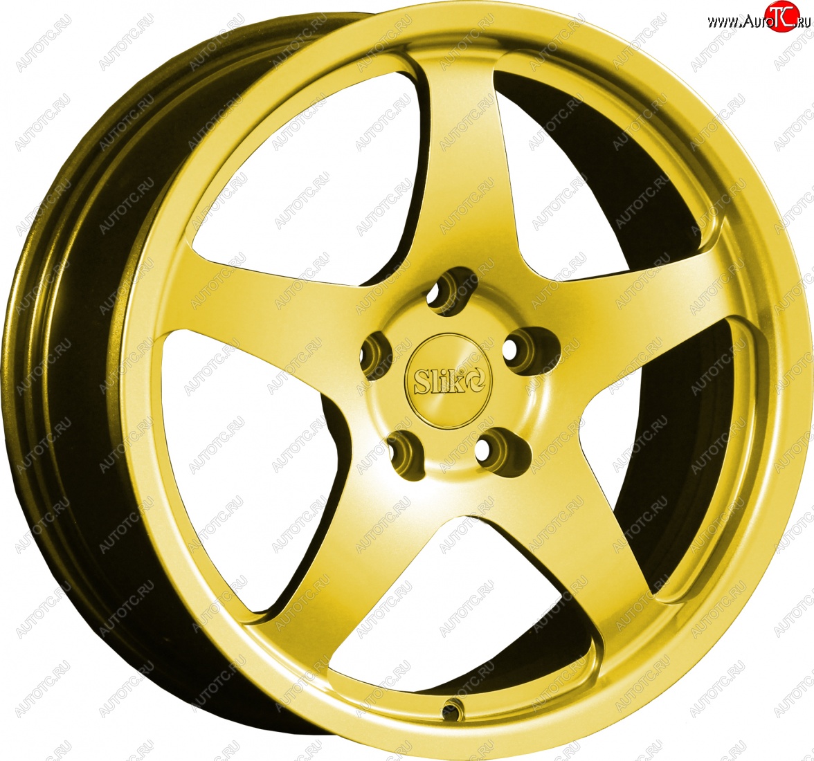 25 599 р. Кованый диск Slik classik R17x7.5 Ярко желтый RAL 1021 (YELLOW) 7.5x17   (Цвет: YELLOW)  с доставкой в г. Керчь