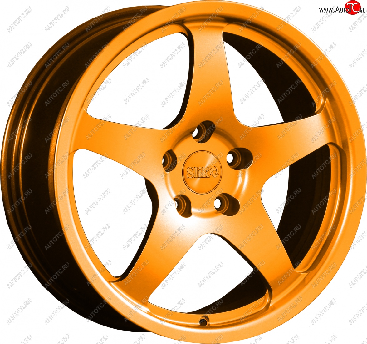 25 599 р. Кованый диск Slik classik R17x7.5 Ярко-оранжевый (ORANGE) 7.5x17   (Цвет: ORANGE)  с доставкой в г. Керчь