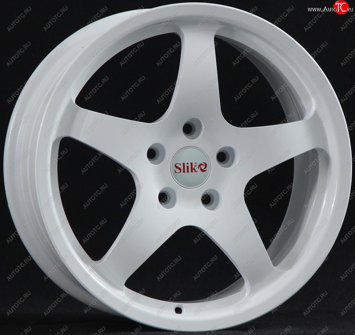 25 599 р. Кованый диск Slik classik R17x7.5 Белый (W) 7.5x17   (Цвет: W)  с доставкой в г. Керчь