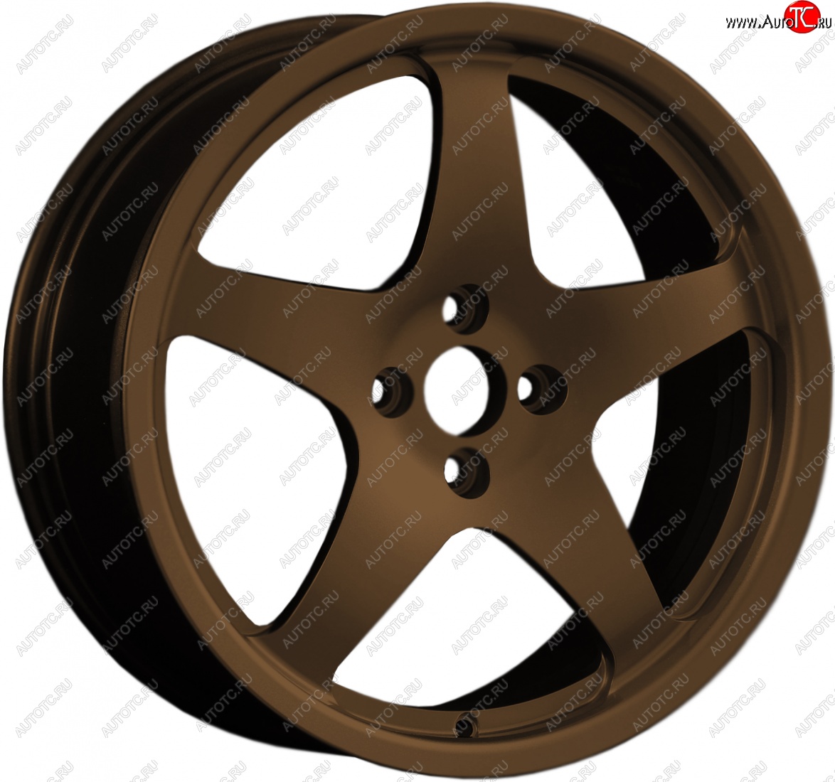 13 599 р. Кованый диск Slik classik R17x7.5 Коньячная бронза. Матовый (MBRZCGN) 7.5x17   (Цвет: MBRZCGN)  с доставкой в г. Керчь