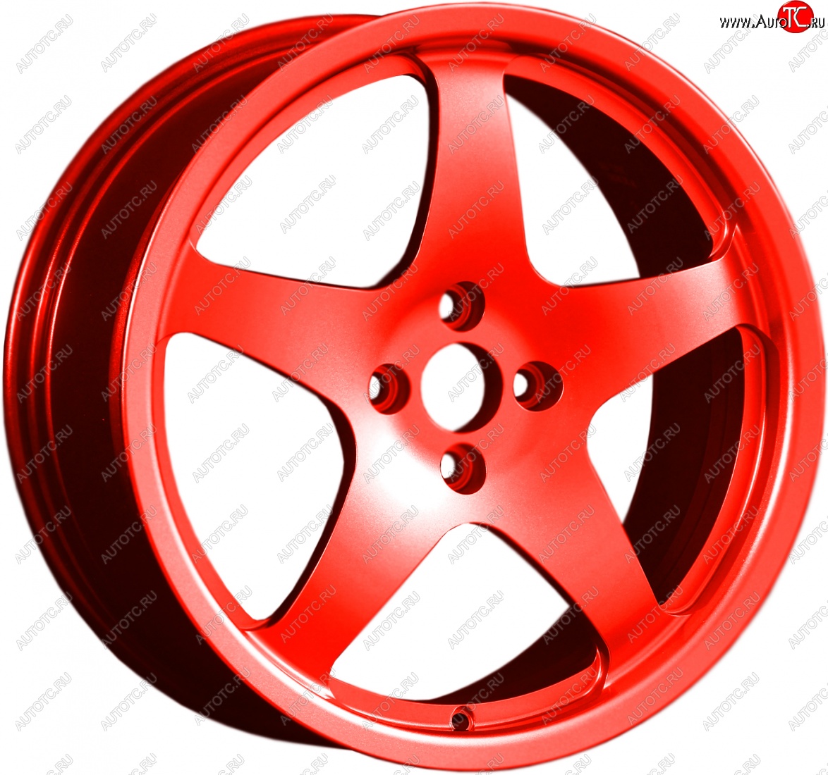 14 049 р. Кованый диск Slik classik R17x7.5 Candy алый 7.5x17   (Цвет: Candy алый 7.5x17)  с доставкой в г. Керчь