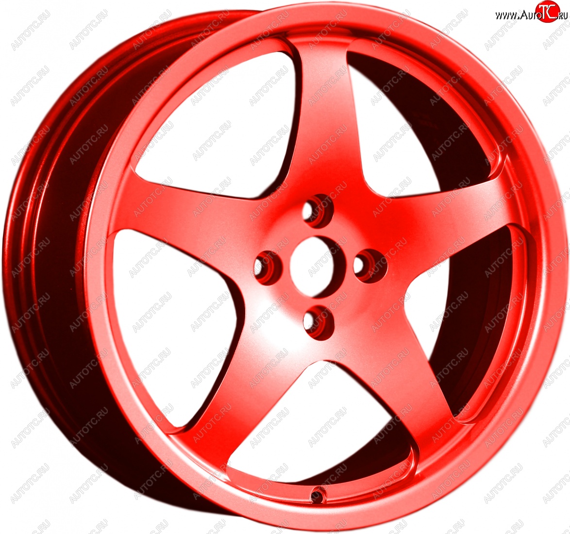 13 599 р. Кованый диск Slik classik R17x7.5 RAL 3026 ярко алый (3026) 7.5x17   (Цвет: 3026)  с доставкой в г. Керчь