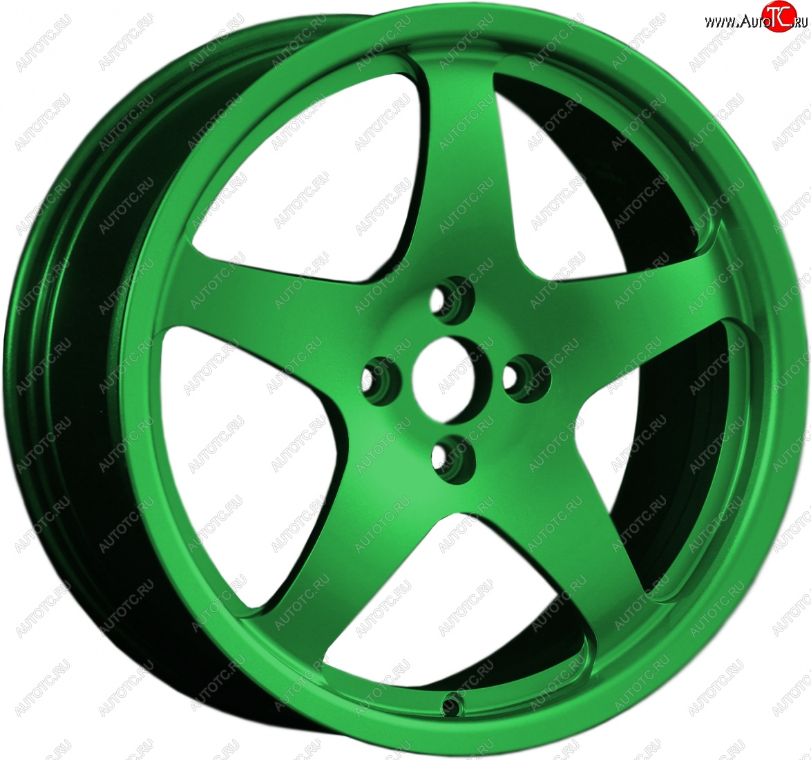 13 349 р. Кованый диск Slik classik R17x7.5 Зеленый (GREEN) 7.5x17   (Цвет: GREEN)  с доставкой в г. Керчь