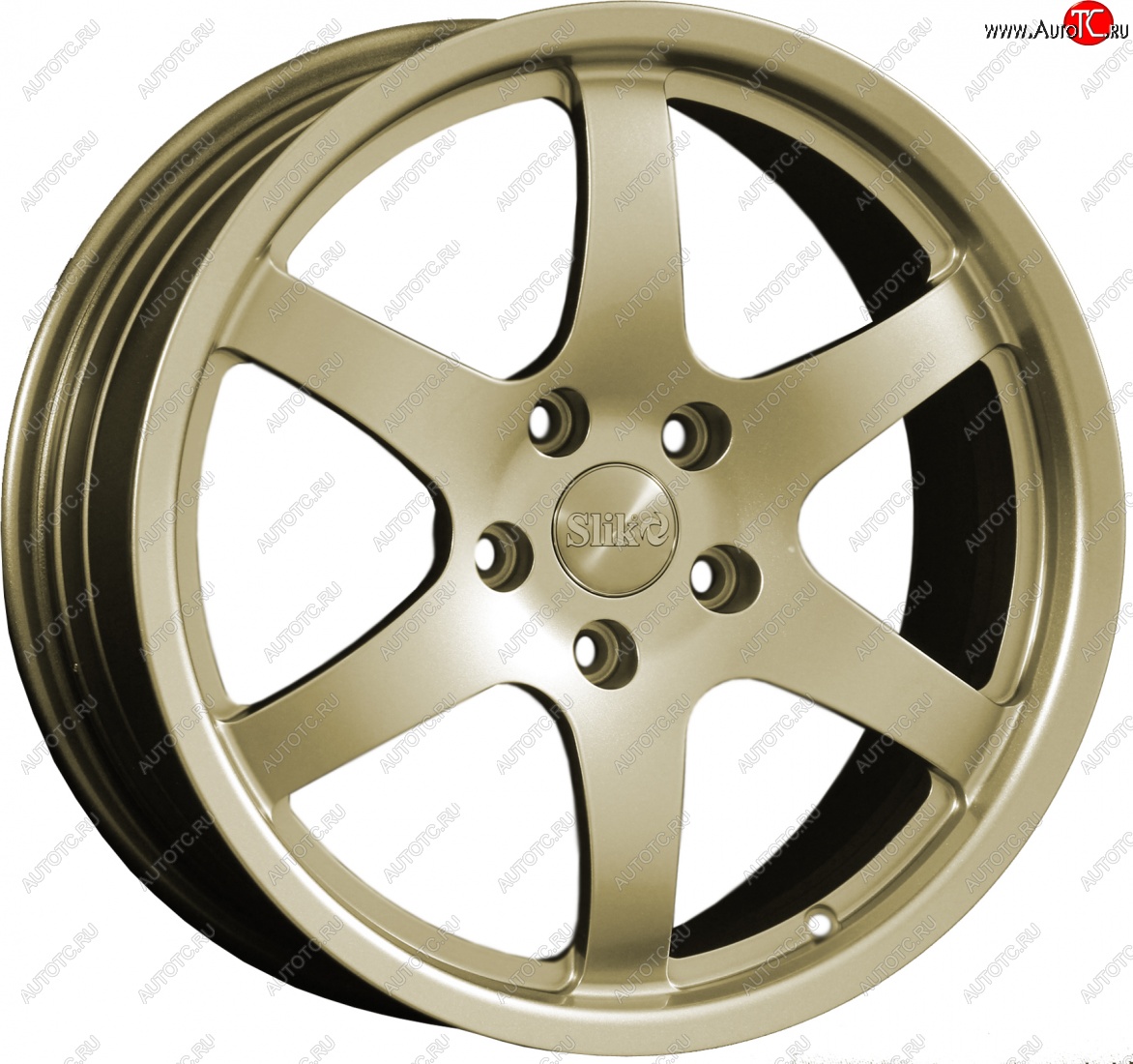 14 599 р. Кованый диск Slik classik R17x7.5 Золотой (G) 7.5x17   (Цвет: G)  с доставкой в г. Керчь