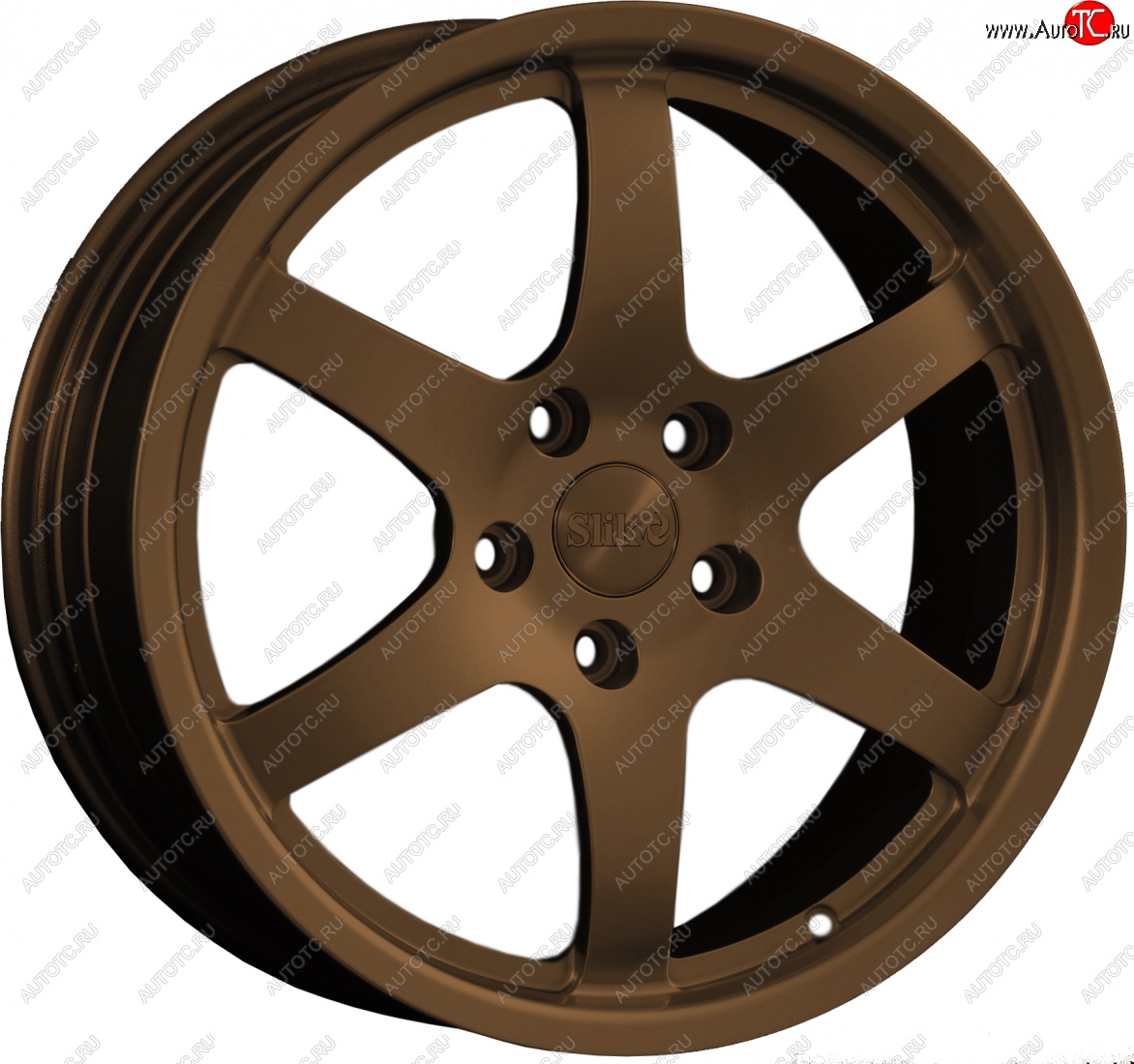 14 599 р. Кованый диск Slik classik R17x7.5 Коньячная бронза. Матовый (MBRZCGN) 7.5x17   (Цвет: MBRZCGN)  с доставкой в г. Керчь