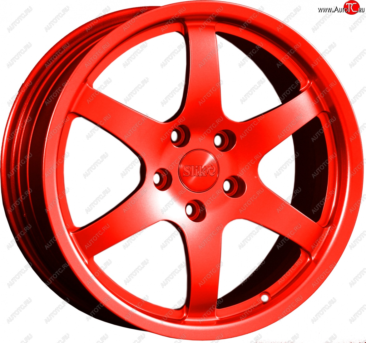 14 599 р. Кованый диск Slik classik R17x7.5 Candy алый 7.5x17   (Цвет: Candy алый 7.5x17)  с доставкой в г. Керчь