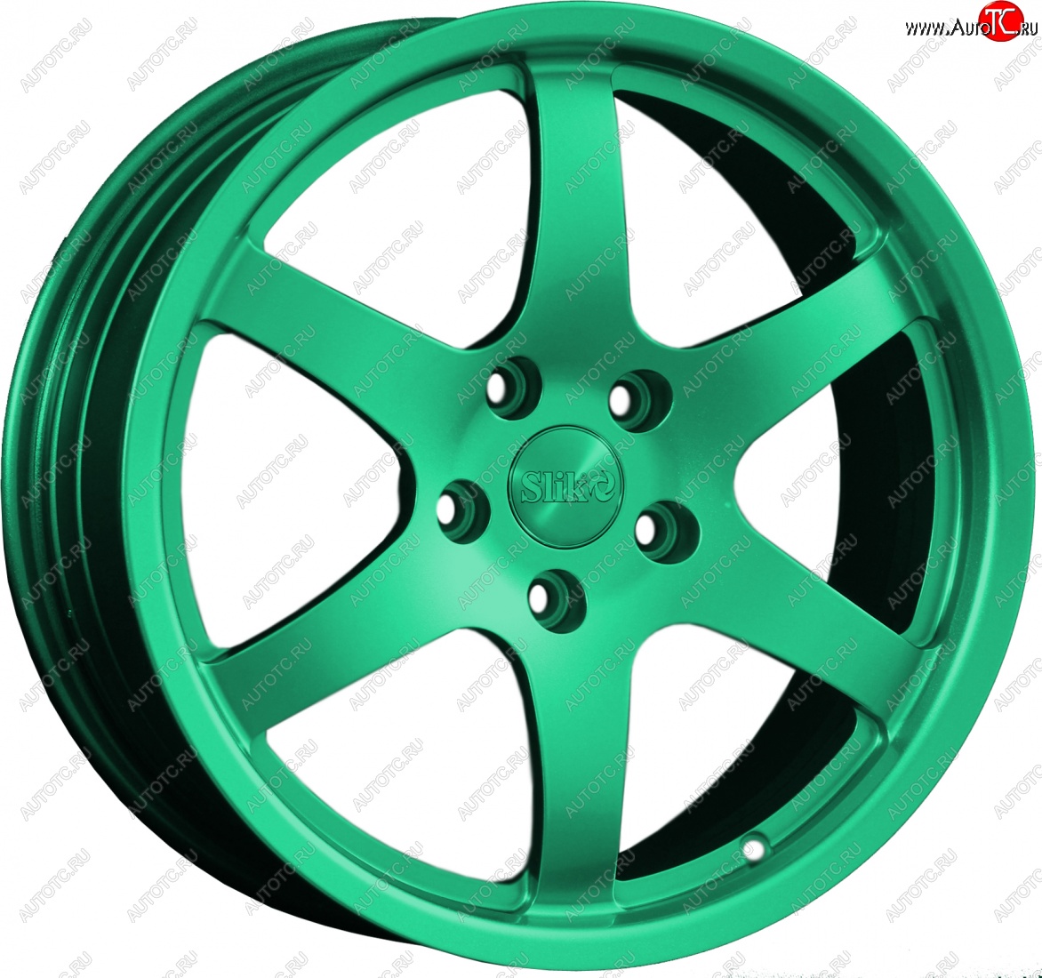 14 599 р. Кованый диск Slik classik R17x7.5 Candy Green изумрудно-зеленый 7.5x17   (Цвет: Candy Green изумрудно-зеленый 7.5x17)  с доставкой в г. Керчь