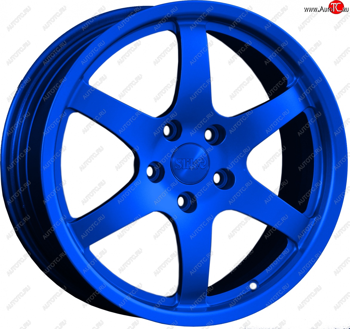 14 599 р. Кованый диск Slik classik R17x7.5 Candy BLUE синий 7.5x17   (Цвет: Candy BLUE синий 7.5x17)  с доставкой в г. Керчь