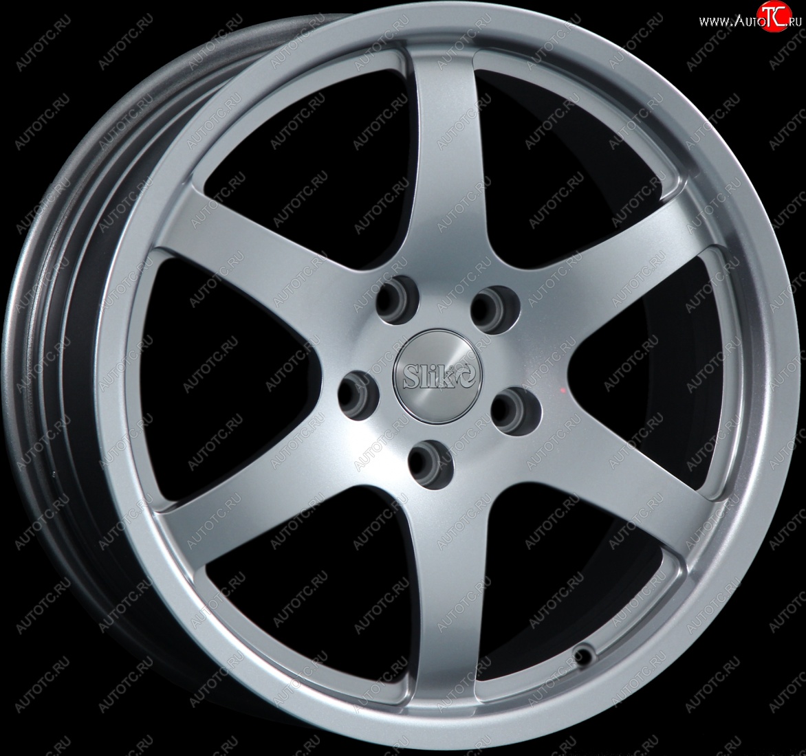 14 399 р. Кованый диск Slik classik R17x7.5 Серебристый светлый (S16) 7.5x17 Ford Edge U387 рестайлинг (2011-2015) 5x114.3xDIA63.4xET40.0 (Цвет: S16)