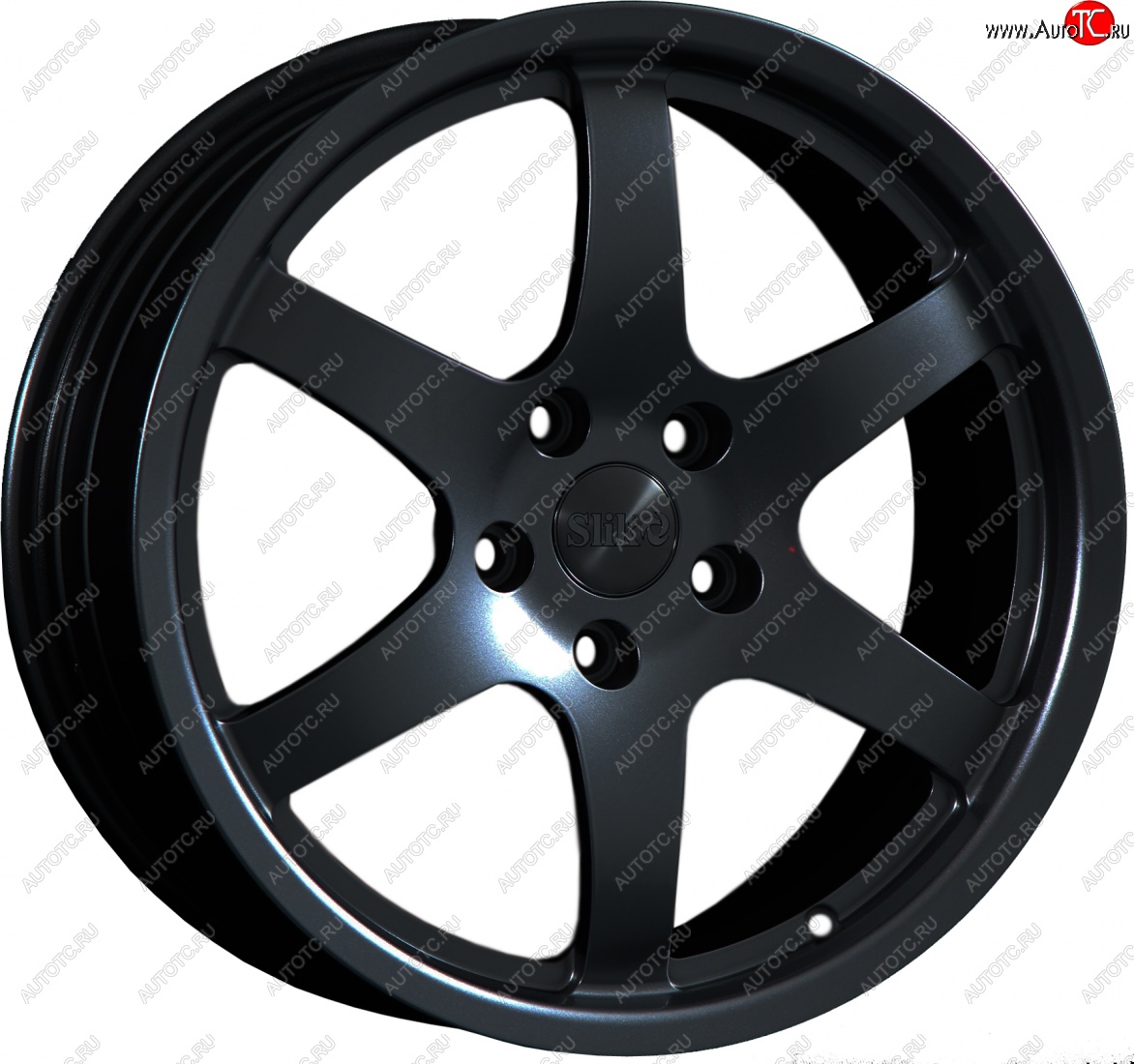 14 599 р. Кованый диск Slik classik R17x7.5 Черный глянцевый (BK) 7.5x17   (Цвет: BK)  с доставкой в г. Керчь