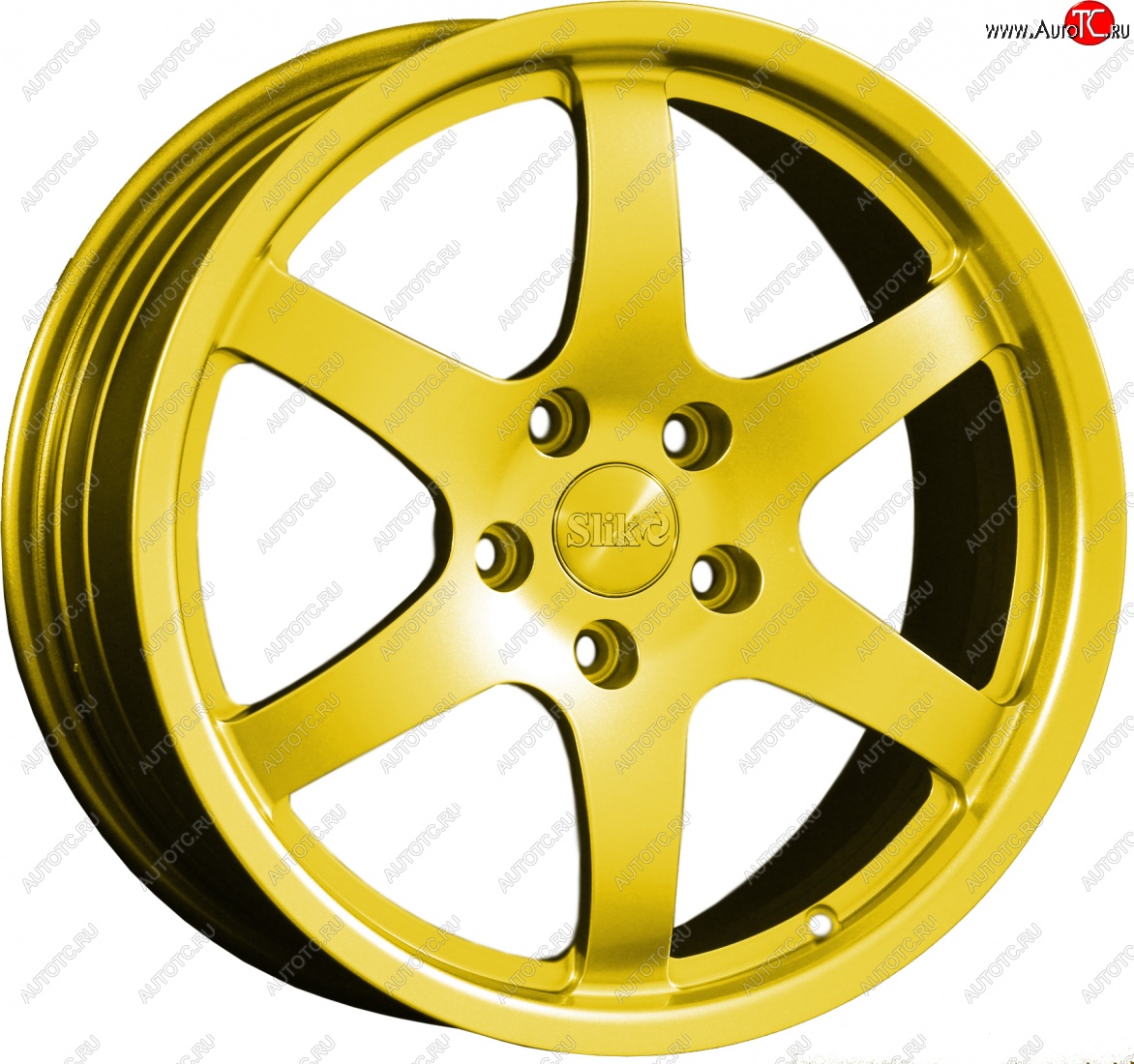 14 599 р. Кованый диск Slik classik R17x7.5 Ярко желтый RAL 1021 (YELLOW) 7.5x17   (Цвет: YELLOW)  с доставкой в г. Керчь