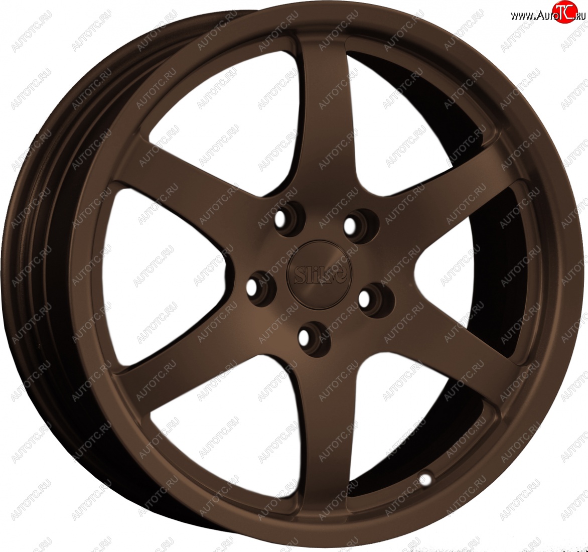 14 599 р. Кованый диск Slik classik R17x7.5 Бронза (BRZ) 7.5x17   (Цвет: BRZ)  с доставкой в г. Керчь