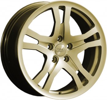 Кованый диск Slik classik R17x7.5 Золотой (G) 7.5x17 Audi A8 D4 рестайлинг, седан (2013-2018) 5x112.0xDIA66.5xET30.0