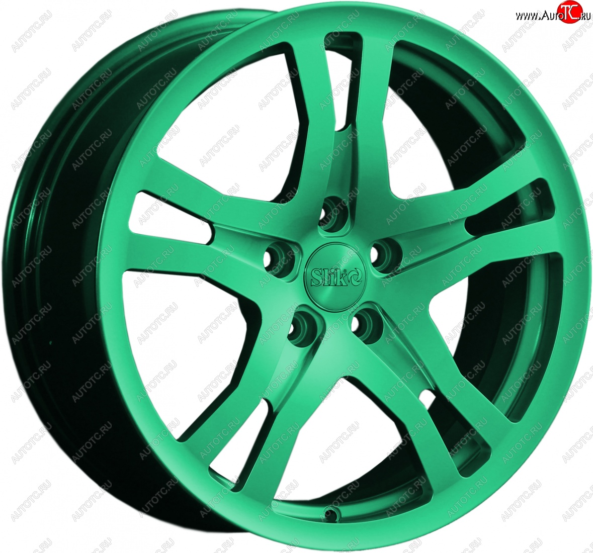 14 599 р. Кованый диск Slik classik R17x7.5 Candy Green изумрудно-зеленый 7.5x17   (Цвет: Candy Green изумрудно-зеленый 7.5x17)  с доставкой в г. Керчь