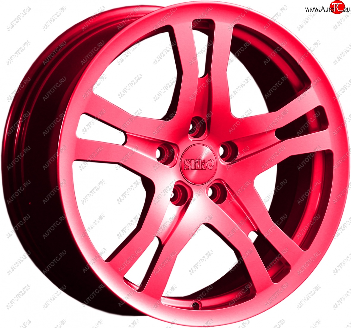 14 599 р. Кованый диск Slik classik R17x7.5 Candy RUBIN рубиновый 7.5x17   (Цвет: Candy RUBIN рубиновый 7.5x17)  с доставкой в г. Керчь