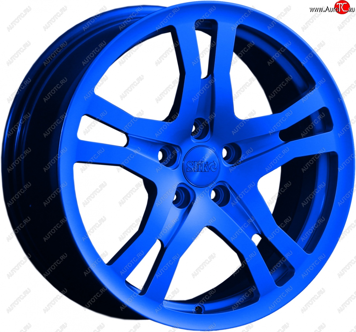 14 599 р. Кованый диск Slik classik R17x7.5 Candy BLUE синий 7.5x17   (Цвет: Candy BLUE синий 7.5x17)  с доставкой в г. Керчь