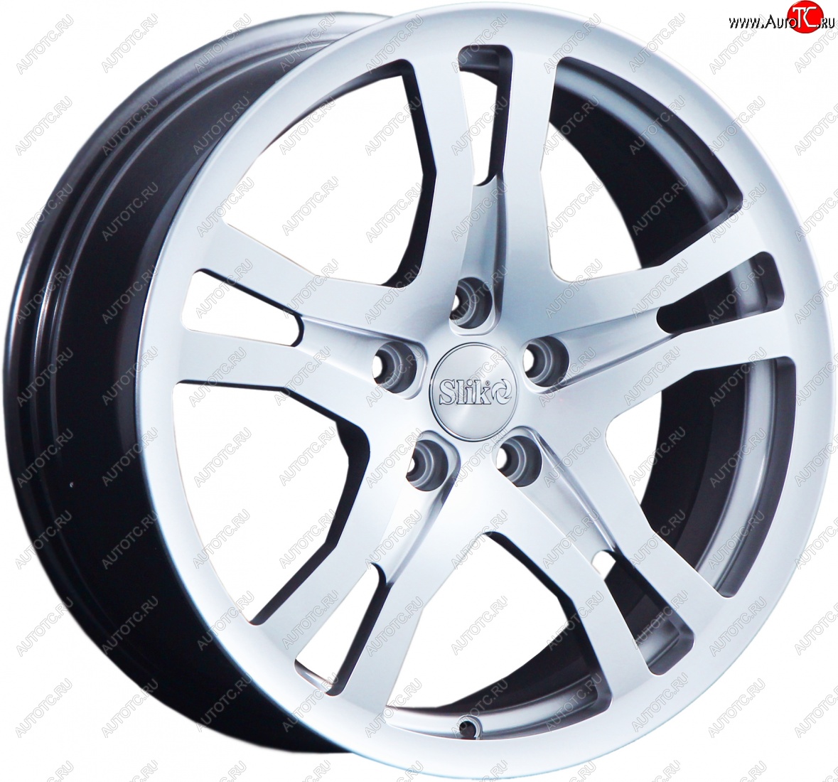 14 599 р. Кованый диск Slik classik R17x7.5 Белый (W) 7.5x17   (Цвет: W)  с доставкой в г. Керчь