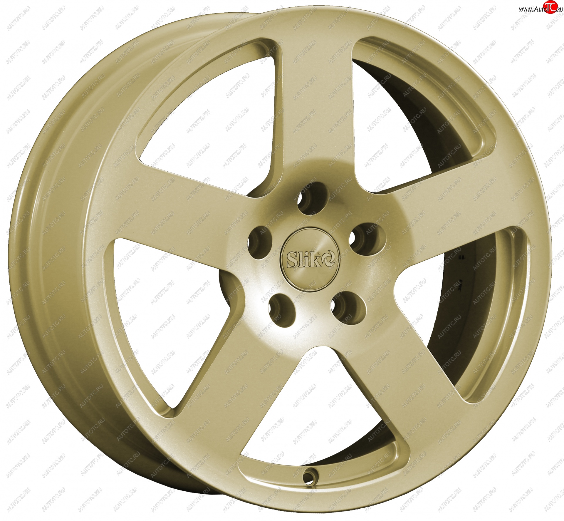 14 599 р. Кованый диск Slik classik R17x7.5 Золотой (G) 7.5x17   (Цвет: G)  с доставкой в г. Керчь