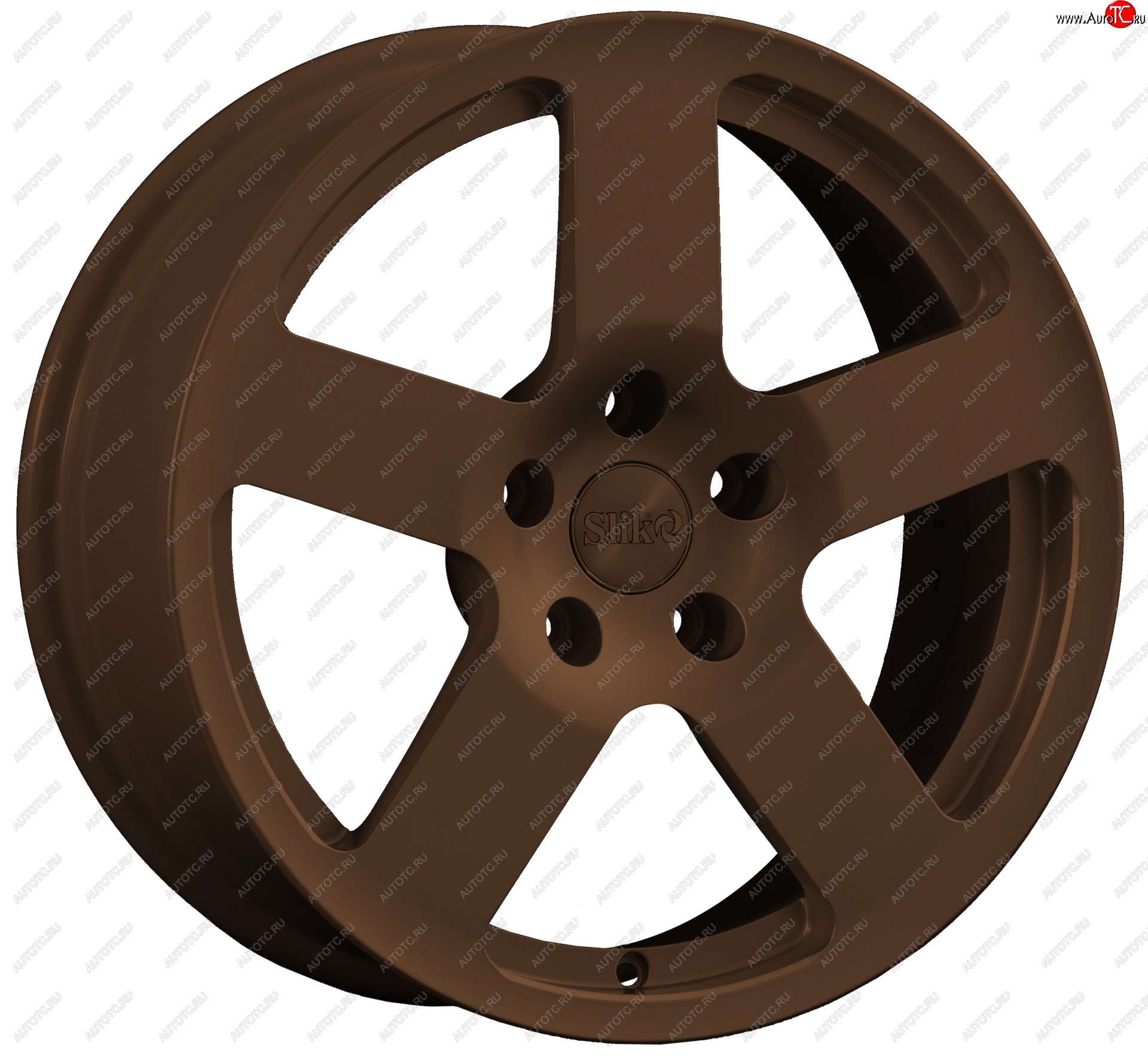 14 599 р. Кованый диск Slik classik R17x7.5 Коньячная бронза. Матовый (MBRZCGN) 7.5x17   (Цвет: MBRZCGN)  с доставкой в г. Керчь