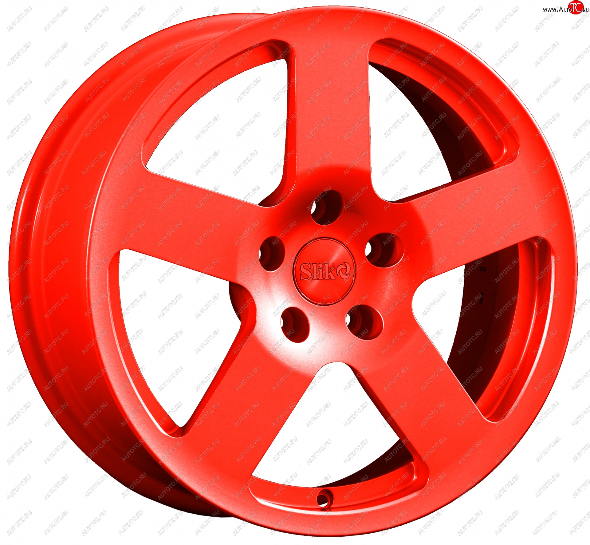 14 599 р. Кованый диск Slik classik R17x7.5 Candy алый 7.5x17   (Цвет: Candy алый 7.5x17)  с доставкой в г. Керчь