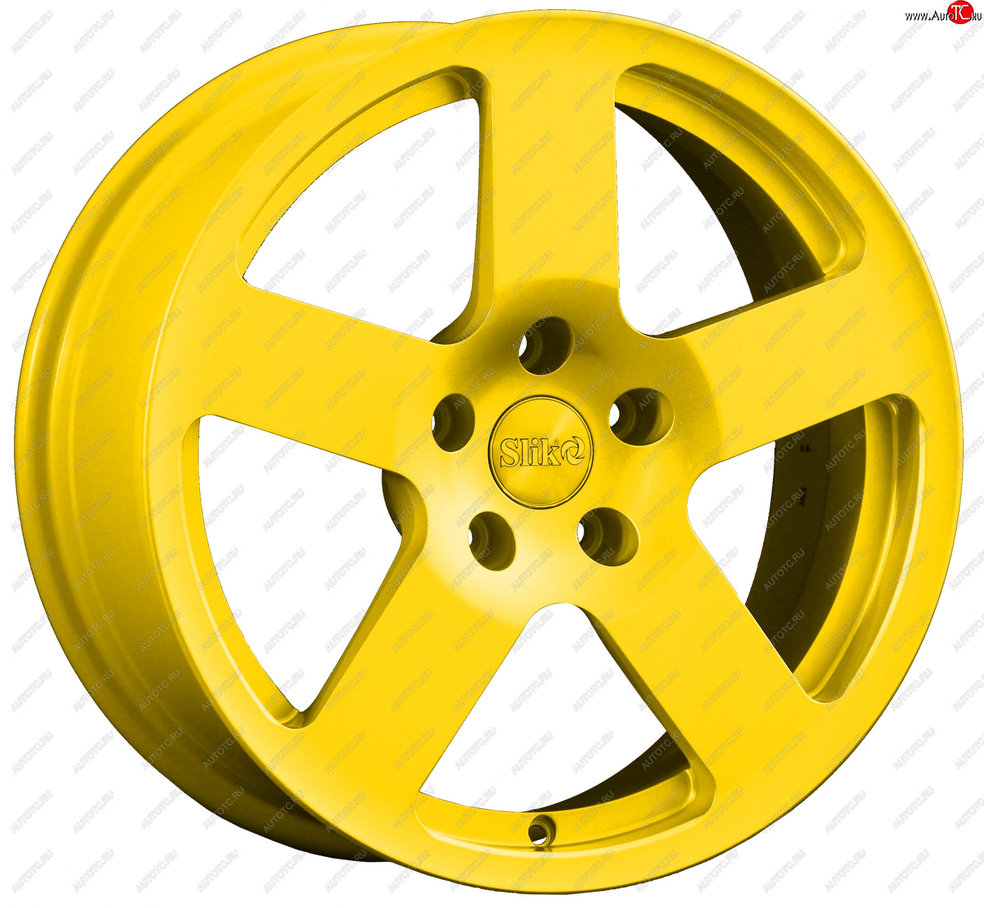 14 599 р. Кованый диск Slik classik R17x7.5 Ярко желтый RAL 1021 (YELLOW) 7.5x17   (Цвет: YELLOW)  с доставкой в г. Керчь