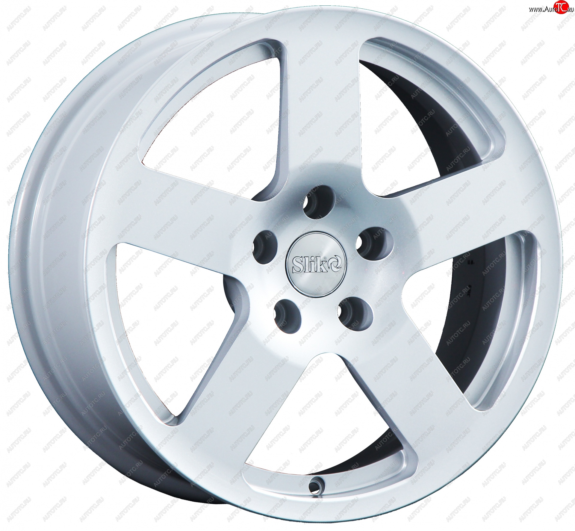14 599 р. Кованый диск Slik classik R17x7.5 Белый (W) 7.5x17   (Цвет: W)  с доставкой в г. Керчь