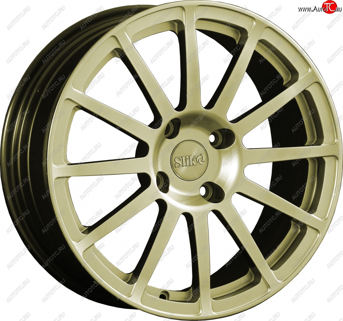 25 599 р. Кованый диск Slik classik R17x7.5 Золотой (G) 7.5x17 Opel Antara (2006-2010) 5x115.0xDIA70.3xET46.0 (Цвет: G)