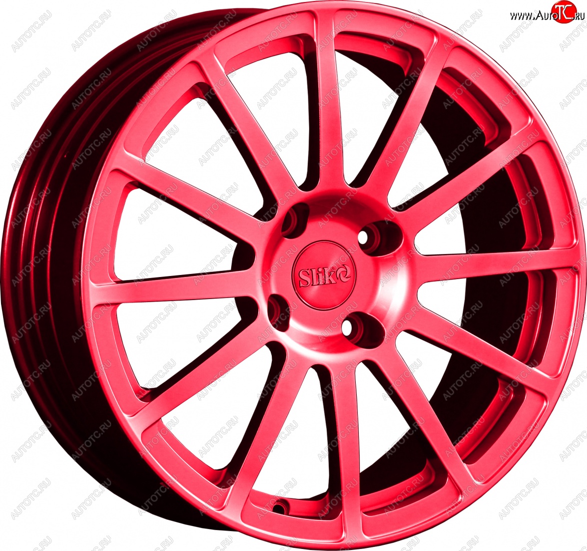 25 599 р. Кованый диск Slik classik R17x7.5 Candy RUBIN рубиновый 7.5x17   (Цвет: Candy RUBIN рубиновый 7.5x17)  с доставкой в г. Керчь
