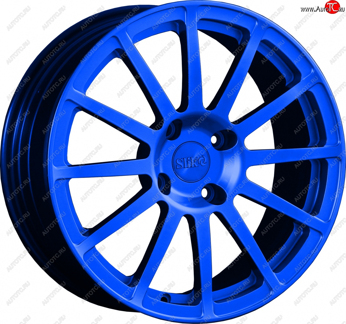25 599 р. Кованый диск Slik classik R17x7.5 Candy BLUE синий 7.5x17   (Цвет: Candy BLUE синий 7.5x17)  с доставкой в г. Керчь