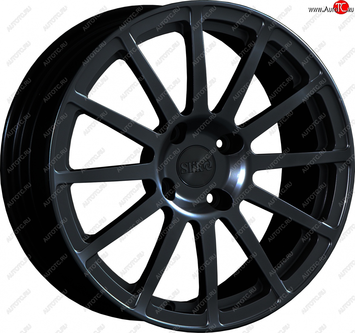 25 599 р. Кованый диск Slik classik R17x7.5 Черный глянцевый (BK) 7.5x17   (Цвет: BK)  с доставкой в г. Керчь