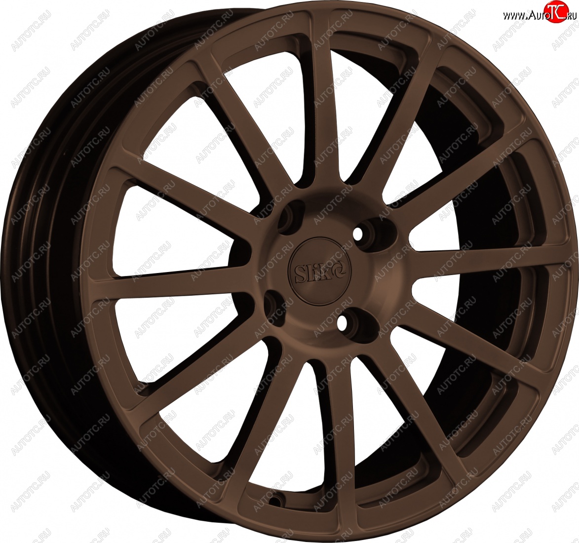 25 599 р. Кованый диск Slik classik R17x7.5 Бронза (BRZ) 7.5x17   (Цвет: BRZ)  с доставкой в г. Керчь