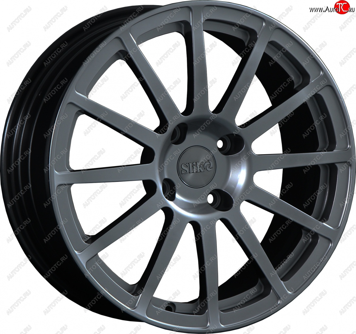 25 599 р. Кованый диск Slik classik R17x7.5 Графит глянцевый (GM) 7.5x17   (Цвет: GM)  с доставкой в г. Керчь