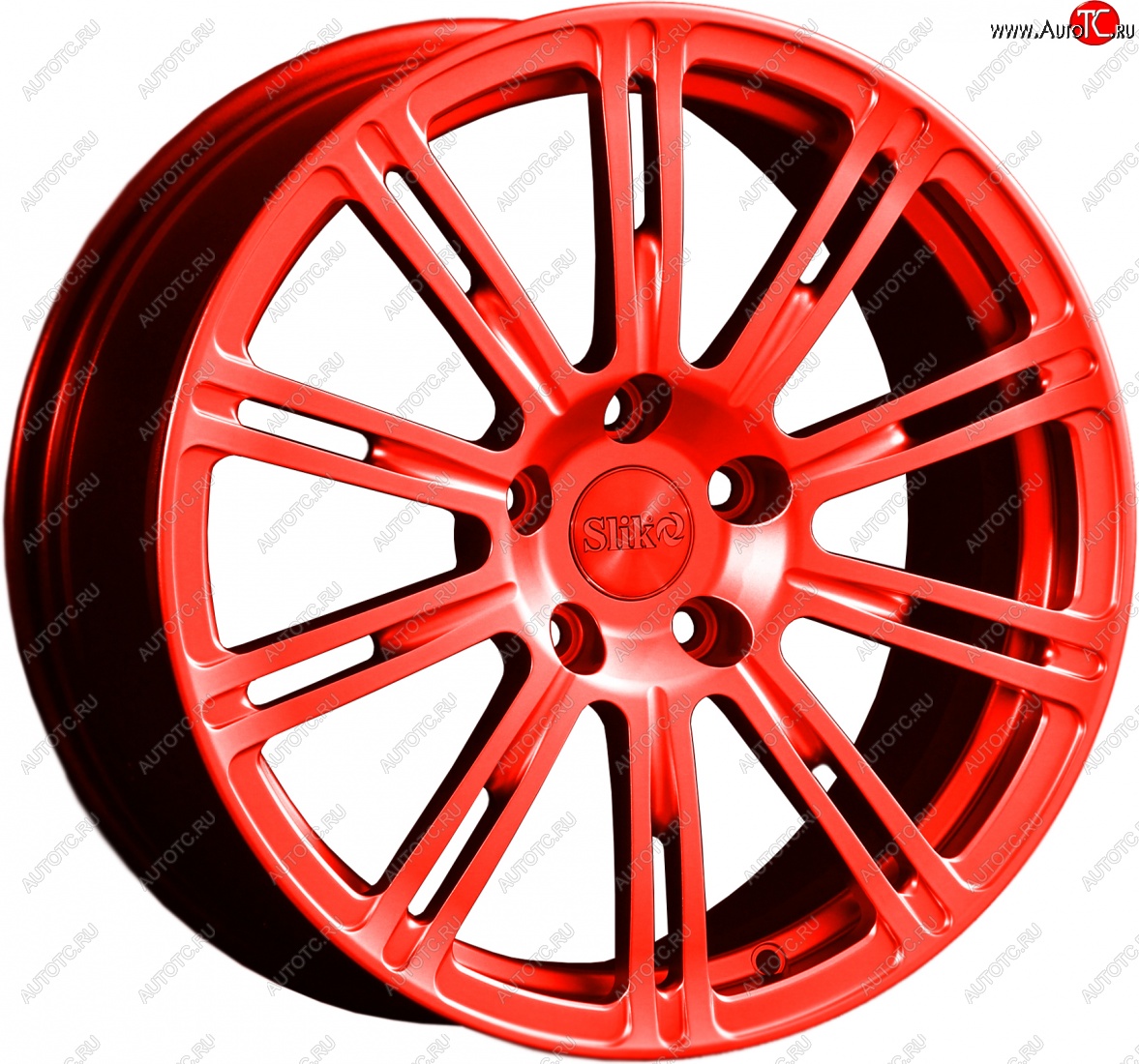 20 399 р. Кованый диск Slik classik R17x7.5 Candy алый 7.5x17   (Цвет: Candy алый 7.5x17)  с доставкой в г. Керчь
