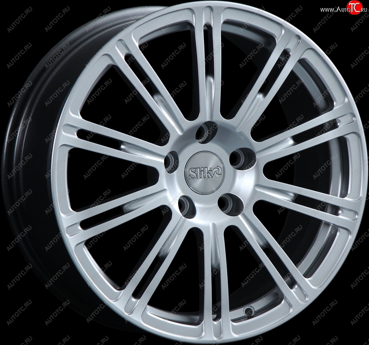 20 399 р. Кованый диск Slik classik R17x7.5 Серебристый светлый (S16) 7.5x17   (Цвет: S16)  с доставкой в г. Керчь
