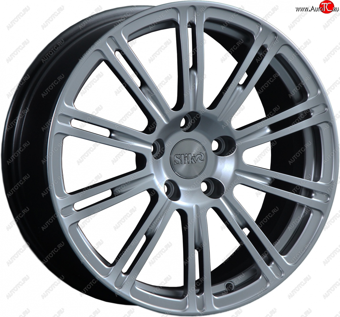 20 399 р. Кованый диск Slik classik R17x7.5 Серебристый тёмный (S25) 7.5x17   (Цвет: S25)  с доставкой в г. Керчь