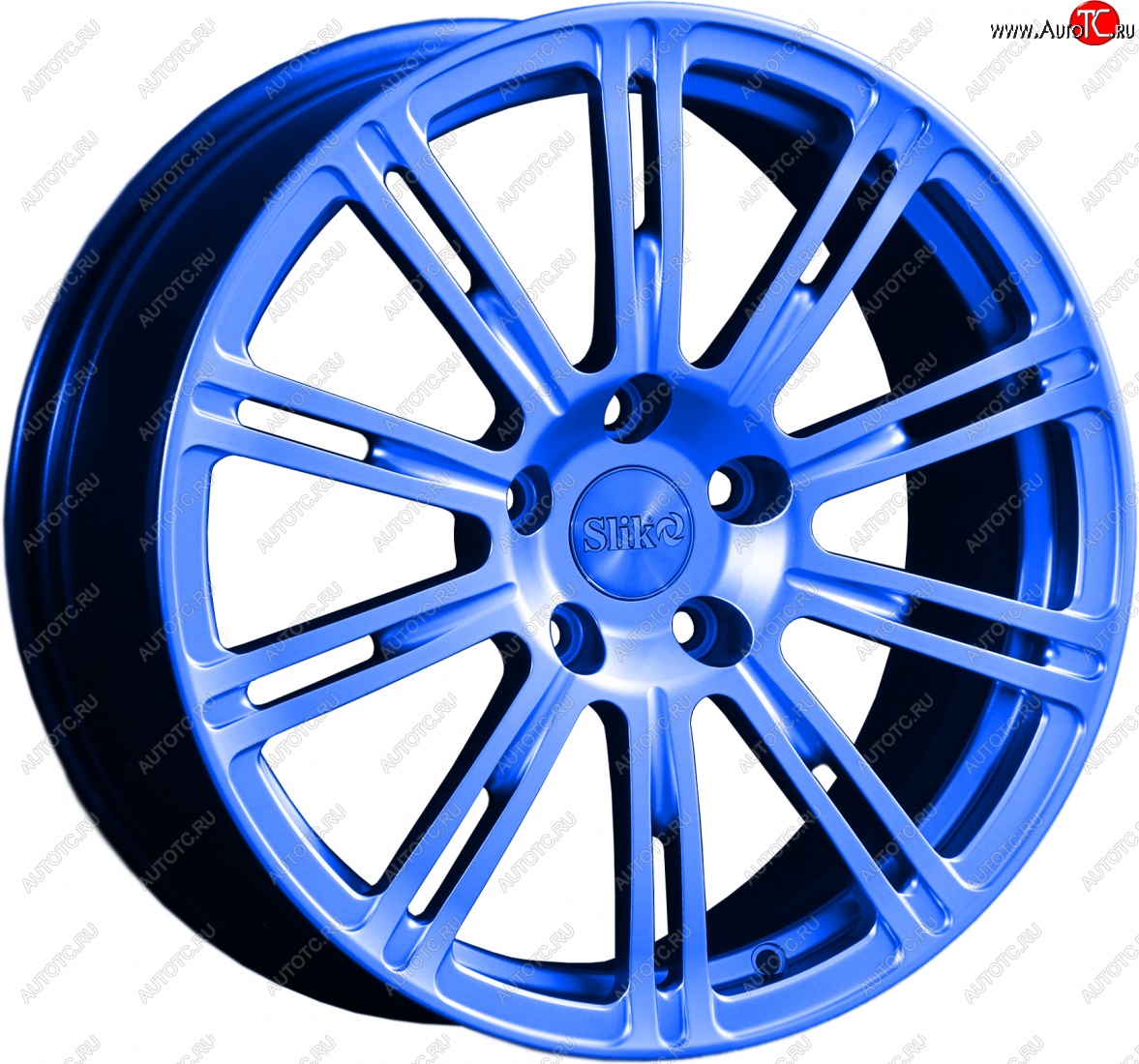 20 399 р. Кованый диск Slik classik R17x7.5 Синий (BLUE) 7.5x17   (Цвет: BLUE)  с доставкой в г. Керчь