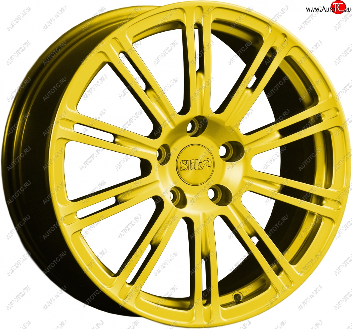 20 399 р. Кованый диск Slik classik R17x7.5 Ярко желтый RAL 1021 (YELLOW) 7.5x17   (Цвет: YELLOW)  с доставкой в г. Керчь