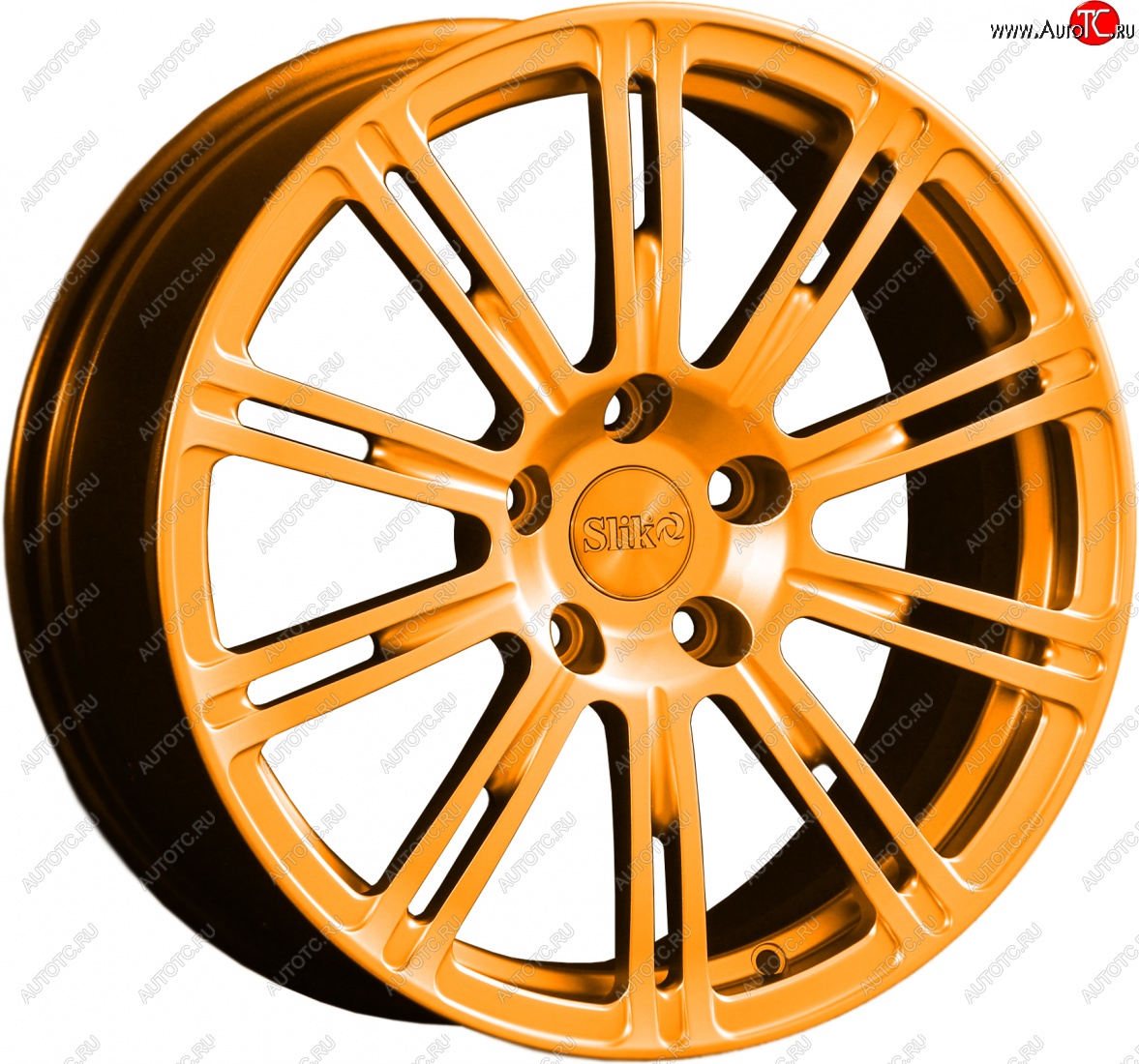 20 399 р. Кованый диск Slik classik R17x7.5 Ярко-оранжевый (ORANGE) 7.5x17   (Цвет: ORANGE)  с доставкой в г. Керчь