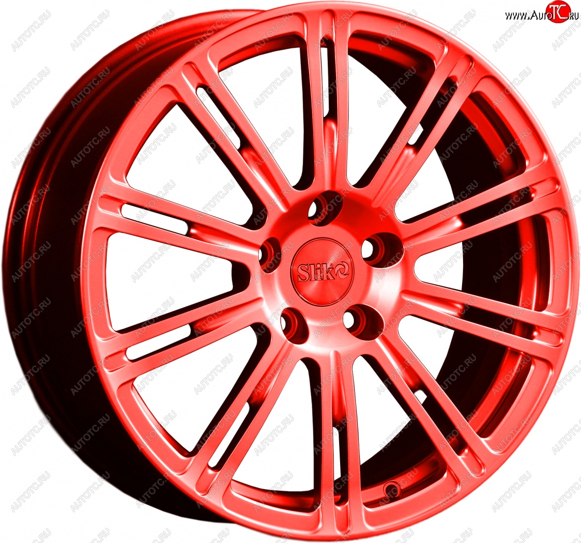 20 399 р. Кованый диск Slik classik R17x7.5 RAL 3026 ярко алый (3026) 7.5x17   (Цвет: 3026)  с доставкой в г. Керчь