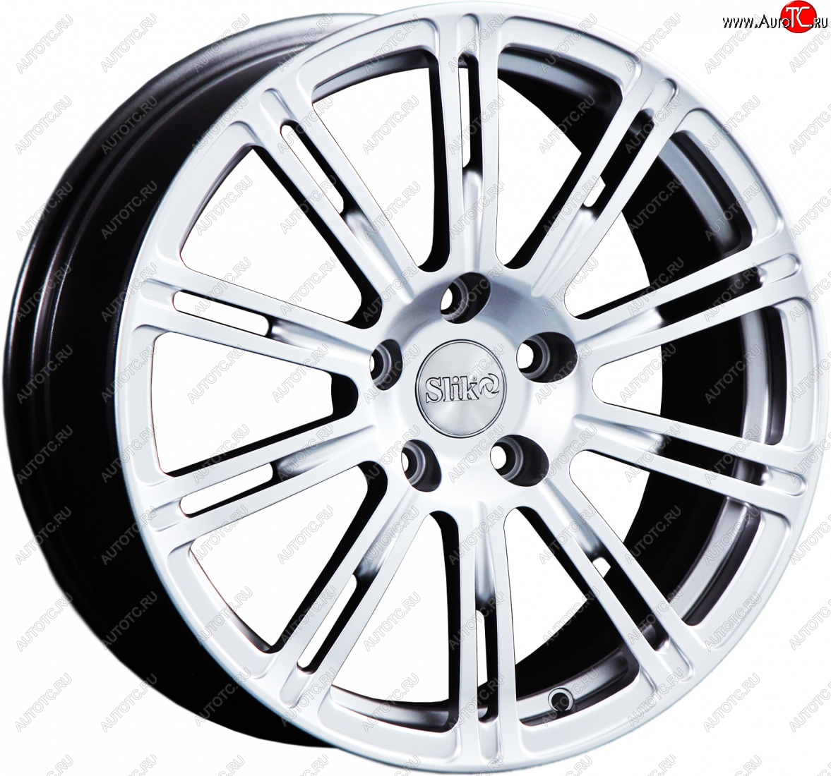 20 399 р. Кованый диск Slik classik R17x7.5 Белый (W) 7.5x17   (Цвет: W)  с доставкой в г. Керчь